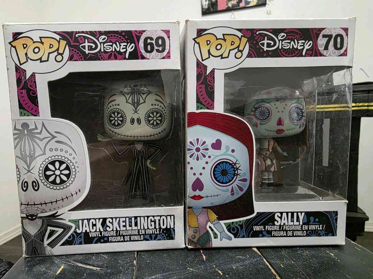 Disney Funko Pop Sally Jack 69 and 70