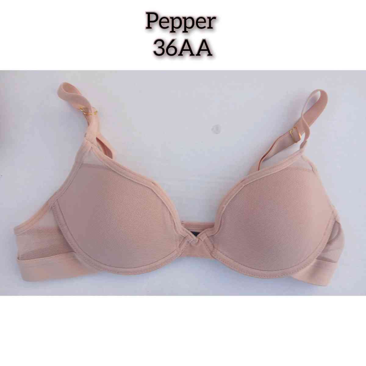 pepper 36AA mesh overlay pink unwire