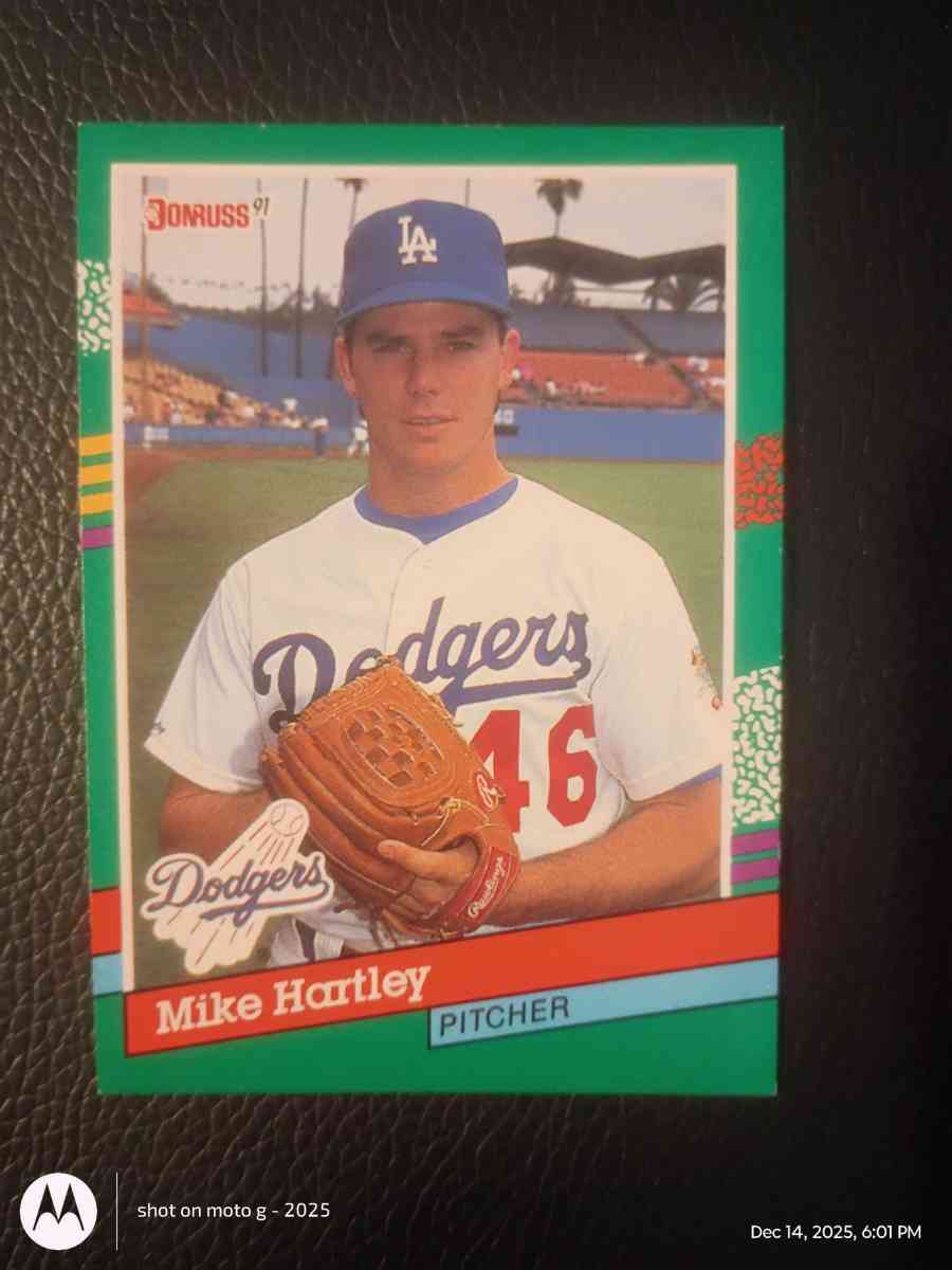Mike Hartley Baseball Card
