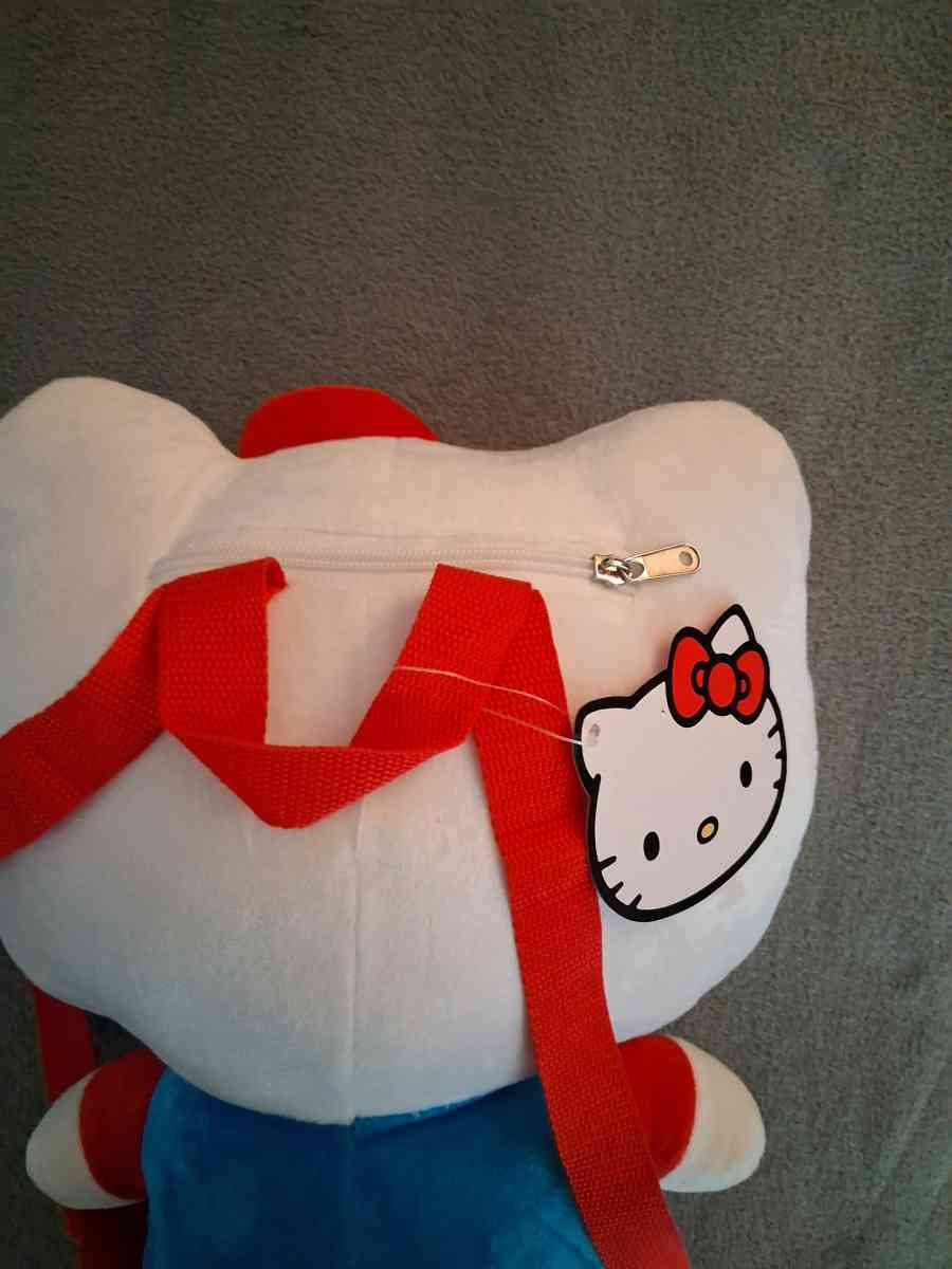 Hello Kitty Bed Blanket with Plush Toy Bag