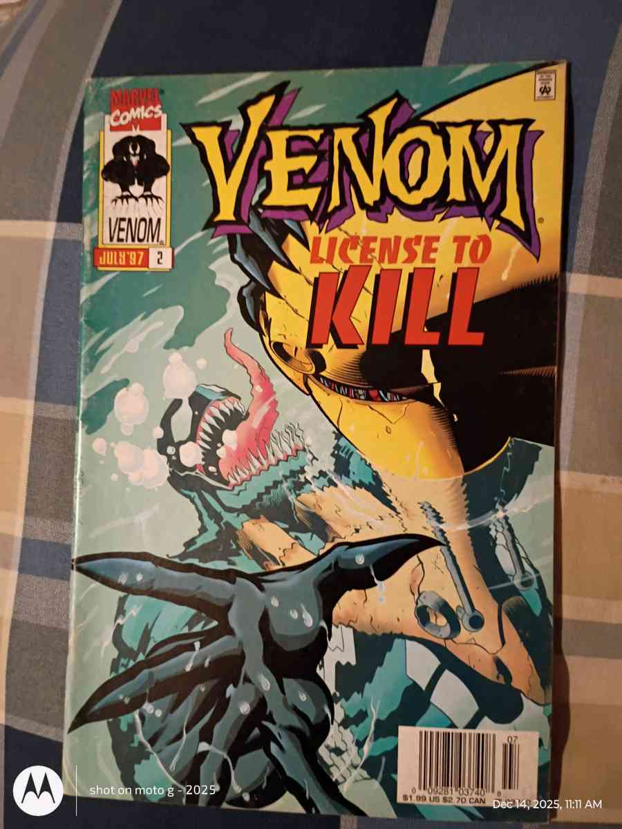 Venom License to Kill Comic Book
