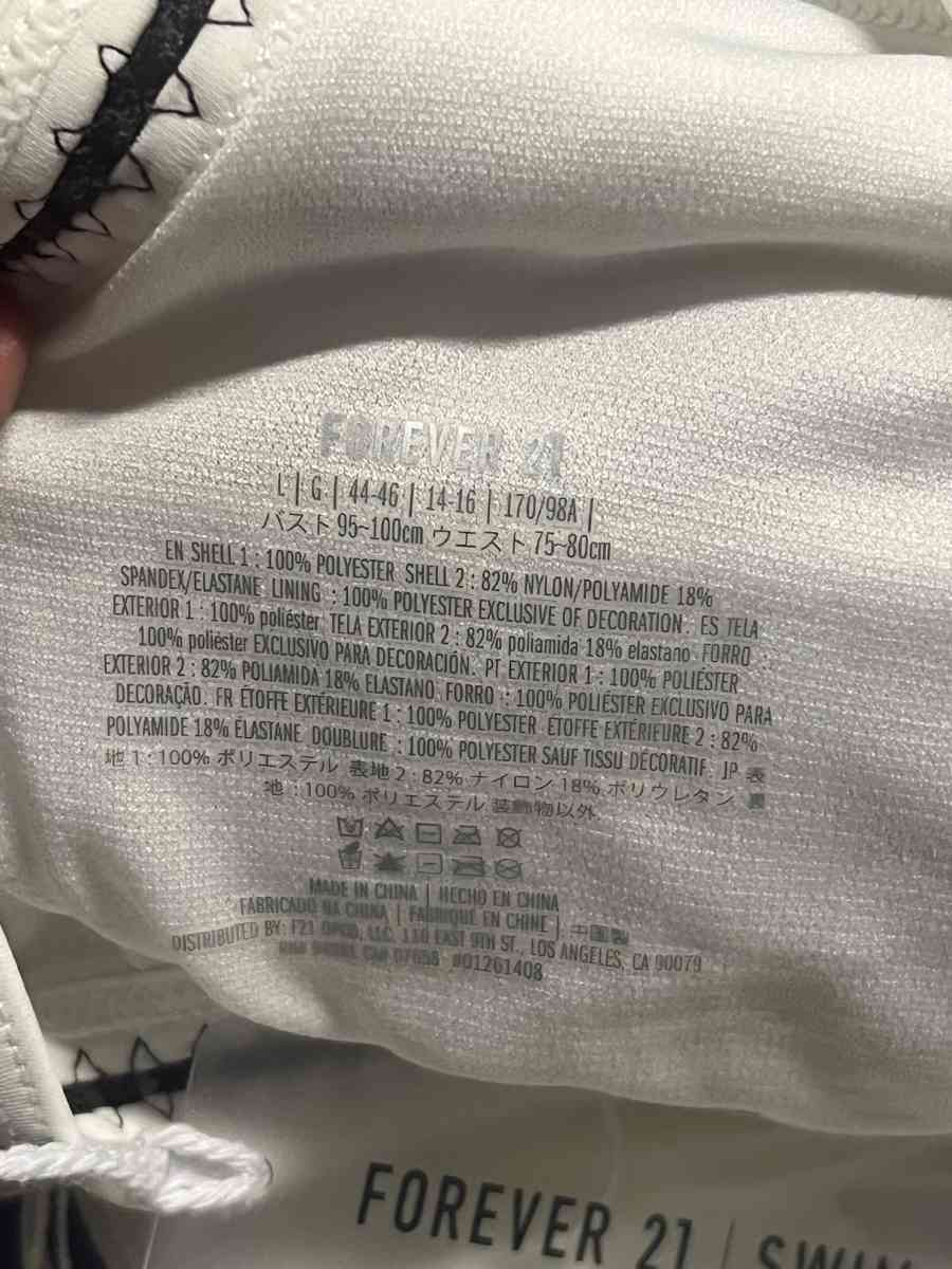 Forever 21 SwimwearBikini2PieceDark CocoaIvorySize L