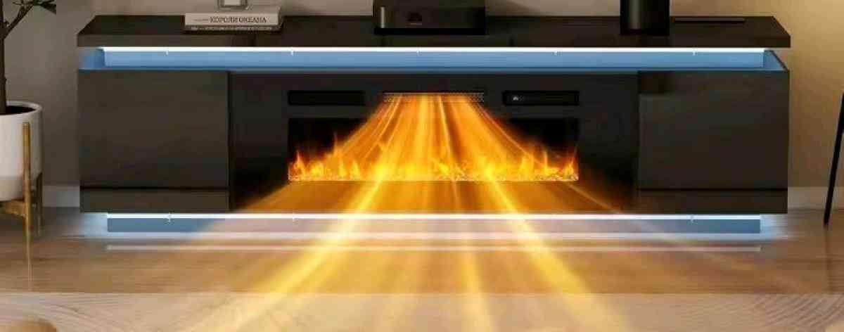 fireplace TV stand new