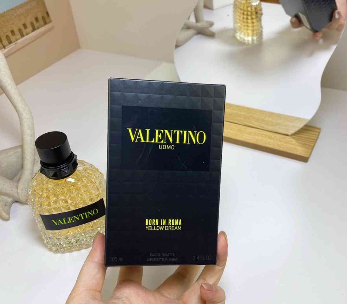 yellow Valentino cologne
