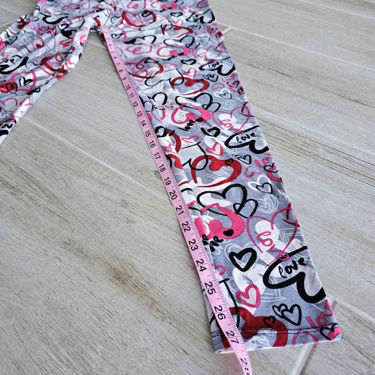 Valentines Day Leggings Plus Size Hearts Buttery Soft