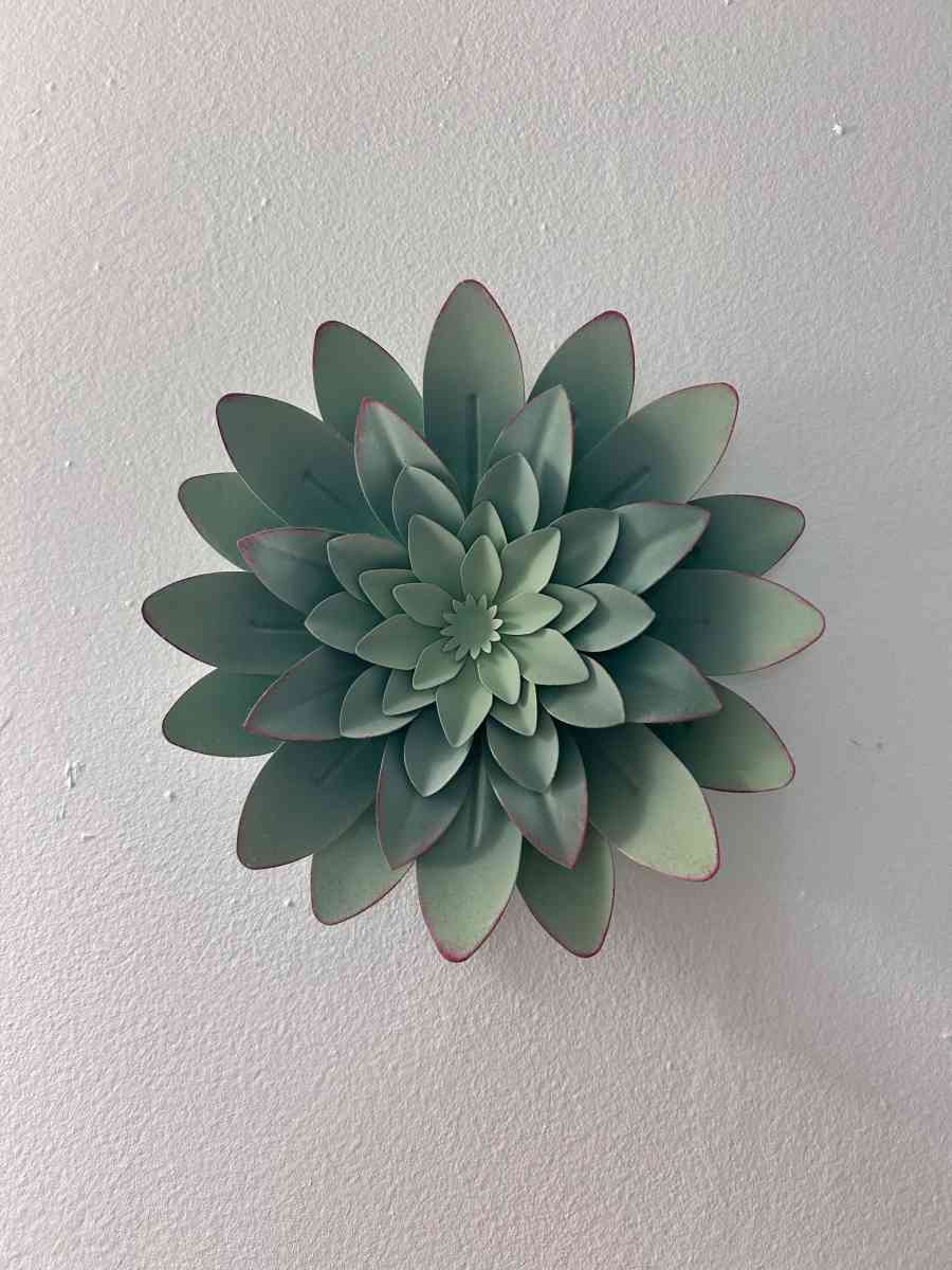 decor floral ceramic and glass materials