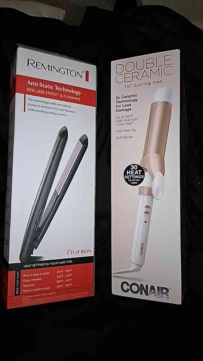 curling iron and straightener  i will ship  I have cashap