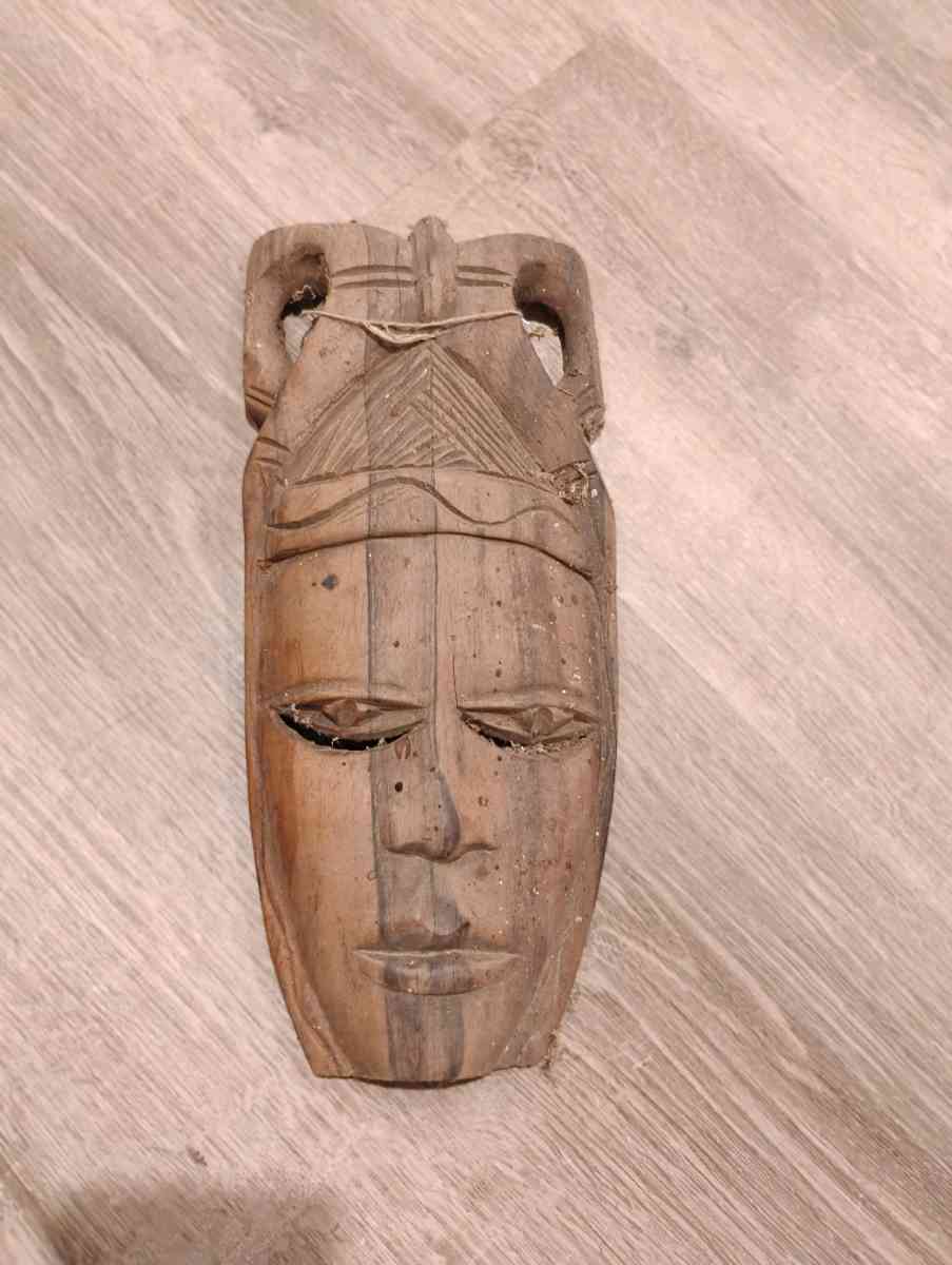 HandCarved Wooden Masks  Large Statement Wall Art Numbered