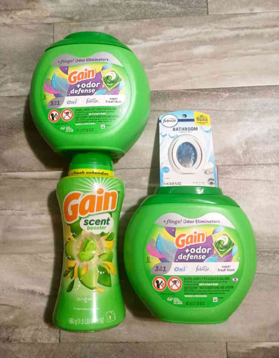 Gain Flings Laundry Detergent BUNDLE