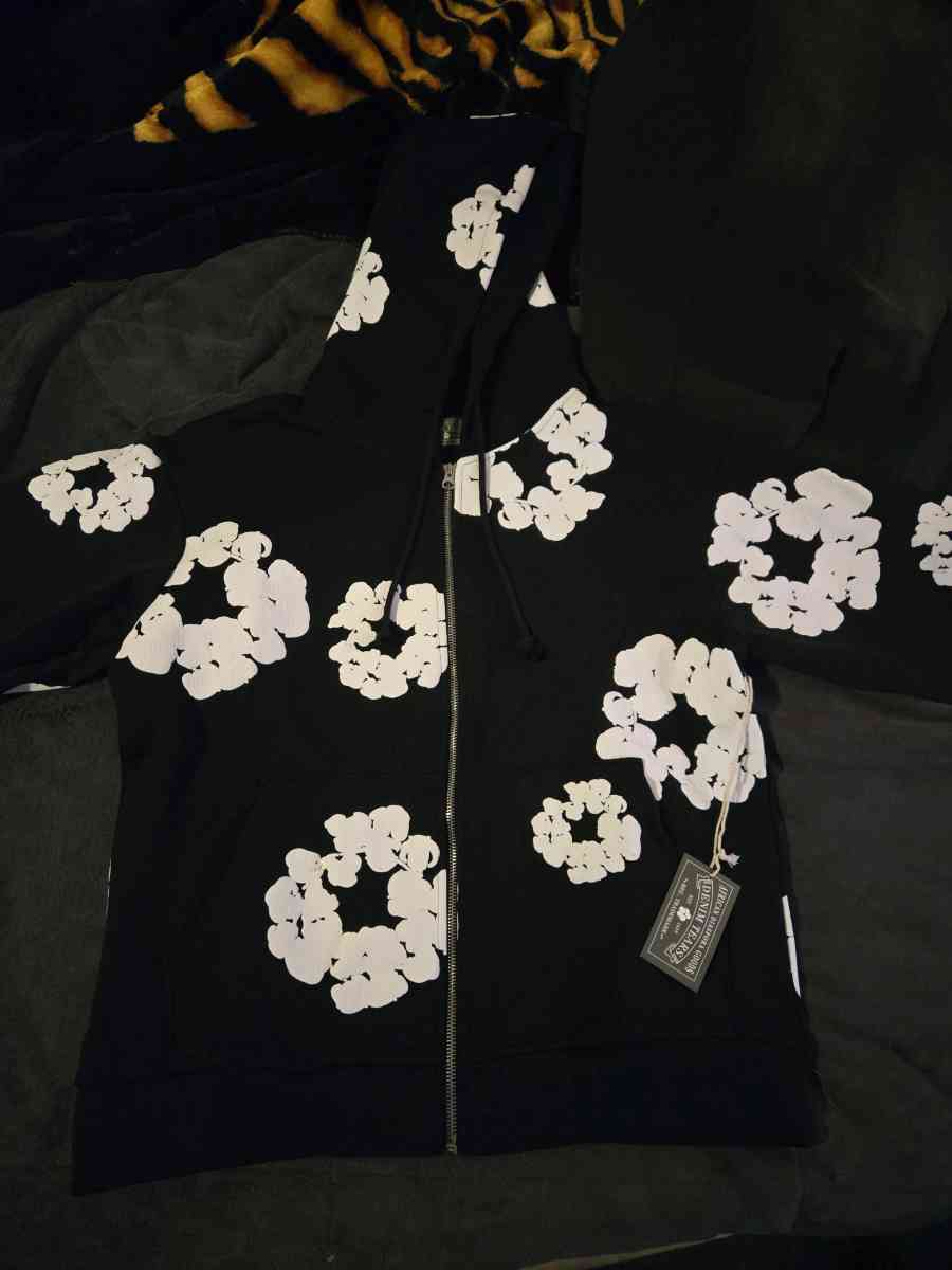 Denim Tears Cotton Wreath Zip Hoodie