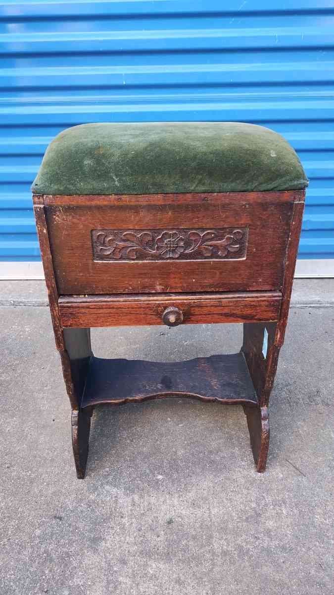 Antique sewing stool
