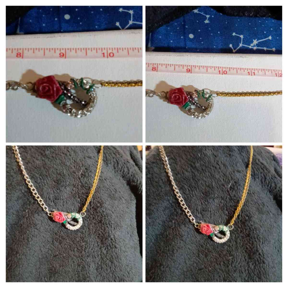 circle diamond with pink Rose simplicity at its finest