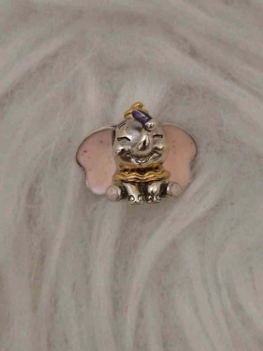 Dumbo elephant charm silver s925 for Necklace