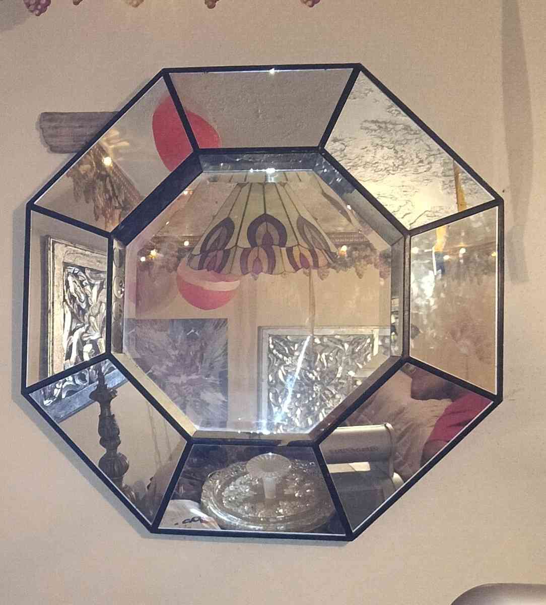 oversized octogan mirror