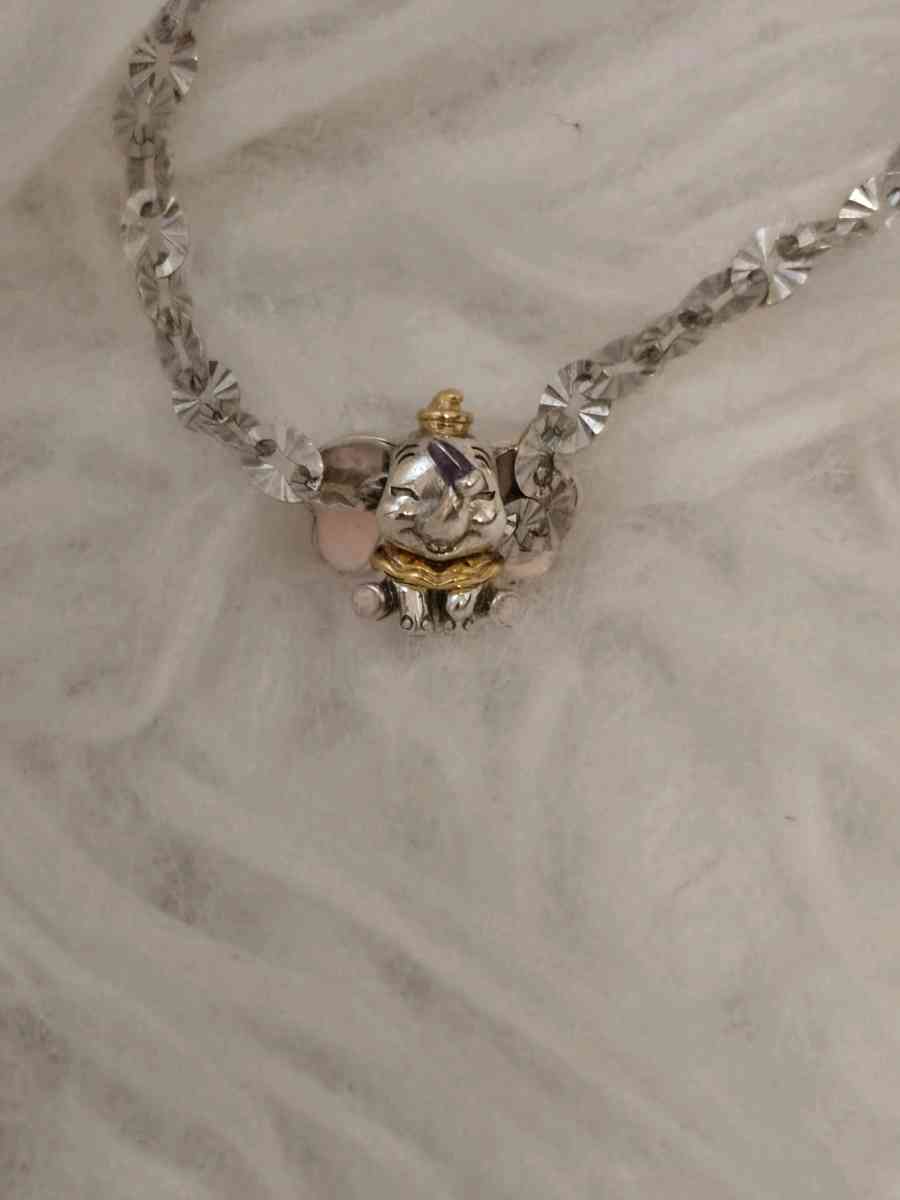 Dumbo elephant charm silver s925 for Necklace