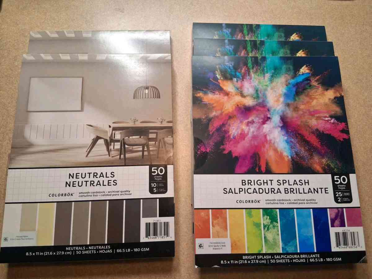 Card Stock all sizes and colors