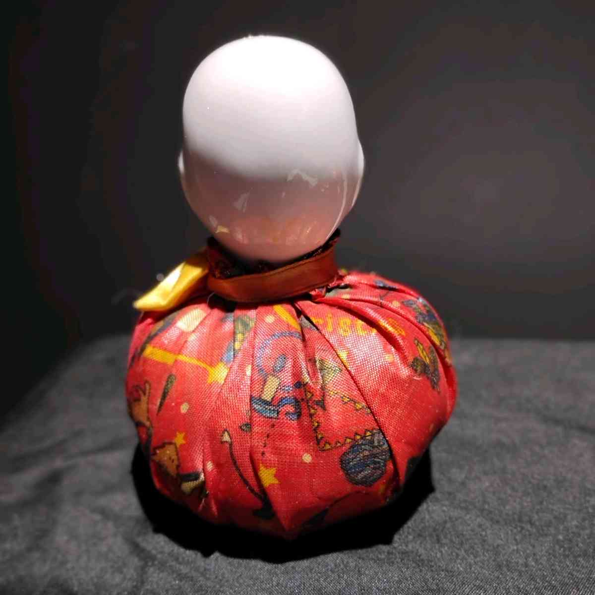 vintage jester clown pin cushion