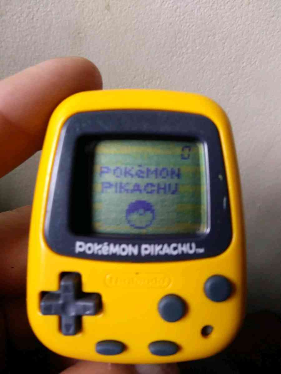 vintage Nintendo Pikachu pokemon digital pet