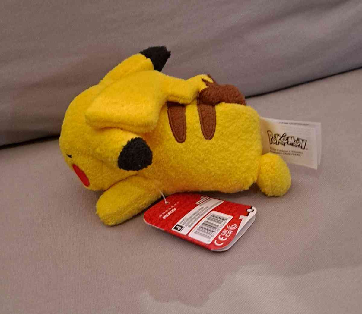 Pokmon Sleeping Pikachu NWT Jazwares 6 Plush 2024