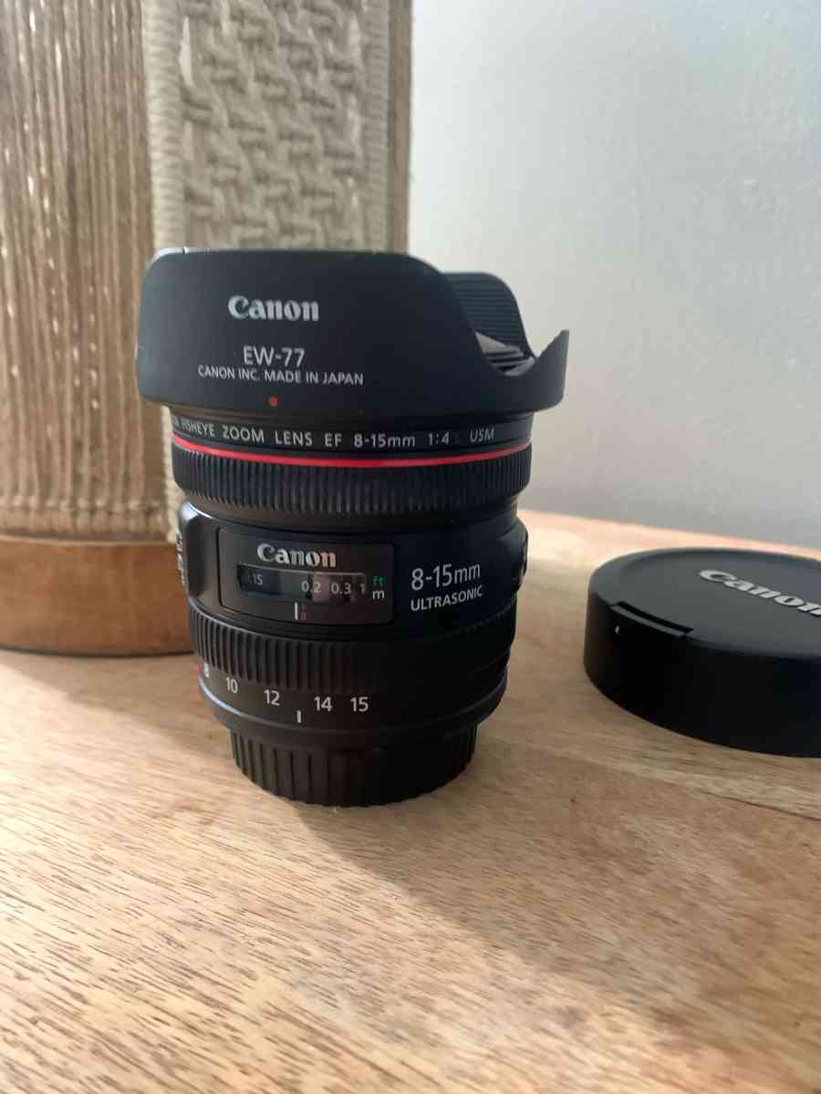 Camera Canon Fish Eye Lens
