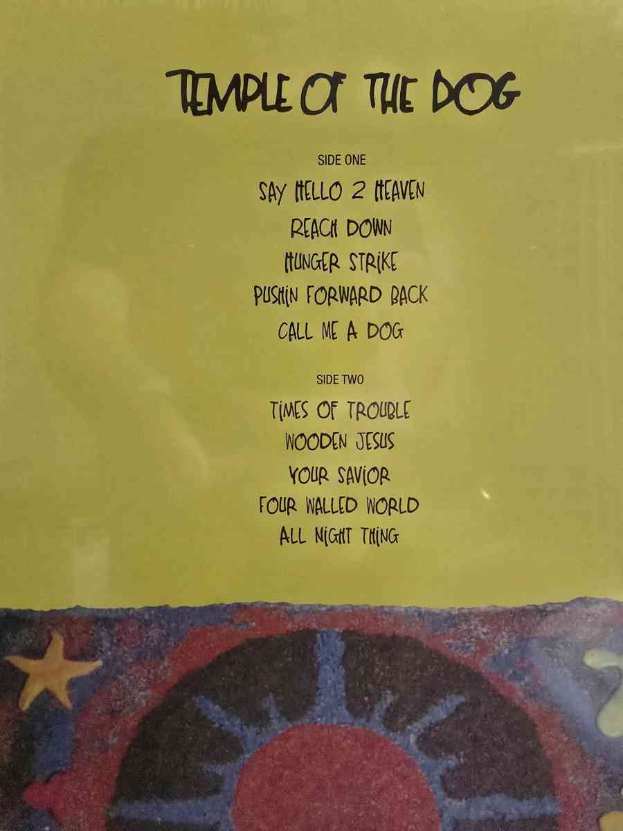 Temple Of The Dog Self Titled Vinyl LP