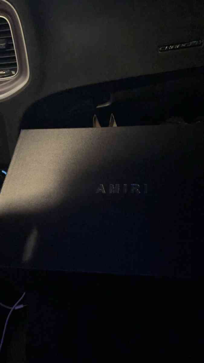 Black amiri ma1 crystal