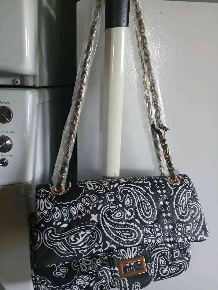 Paisley print handbag