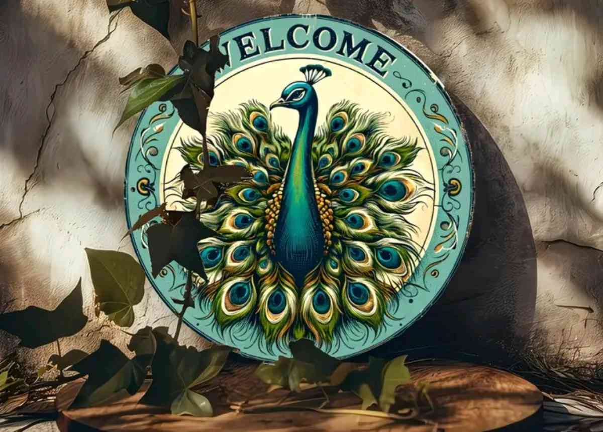 Peacock Metal Wall Decor