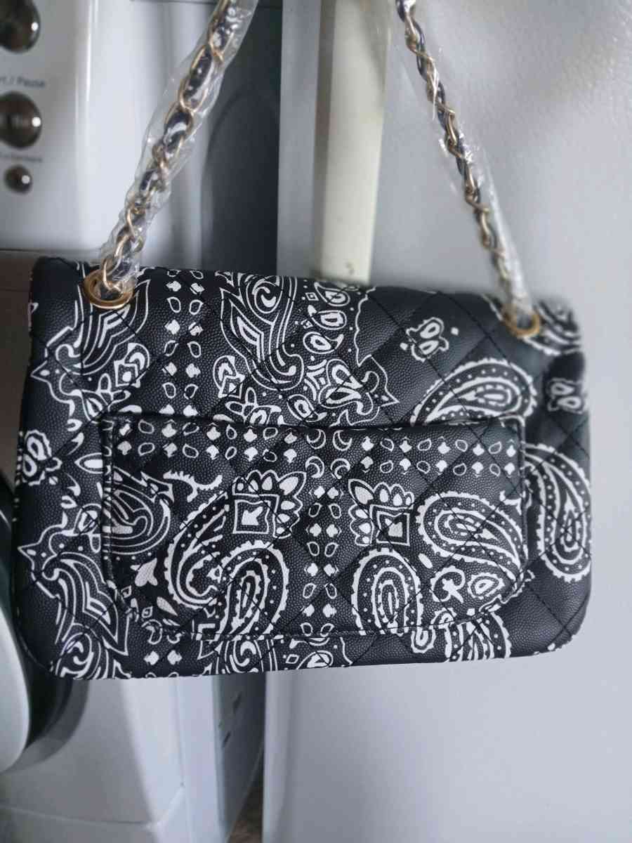 Paisley print handbag