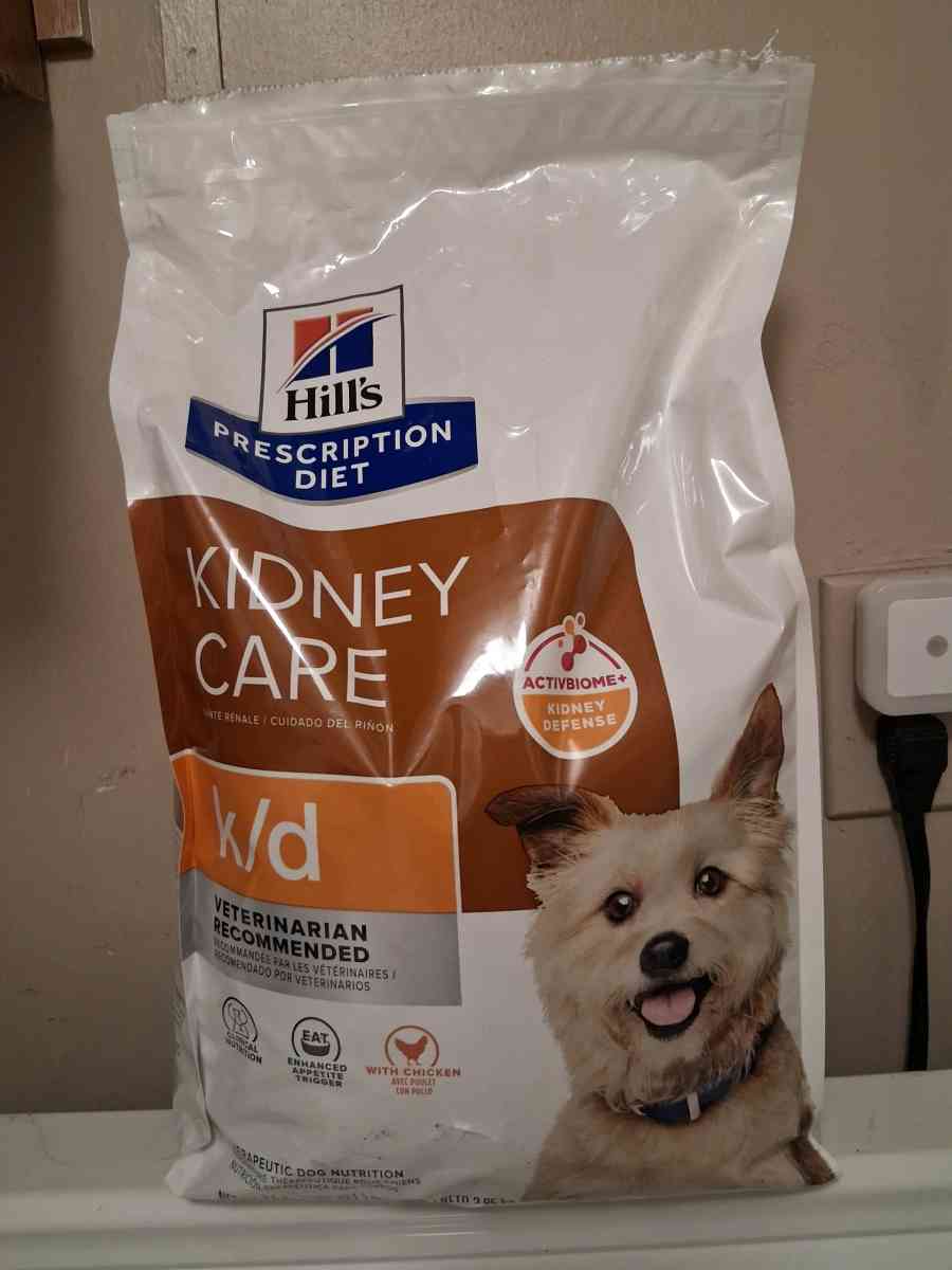 kidney care dog food  opend not used
